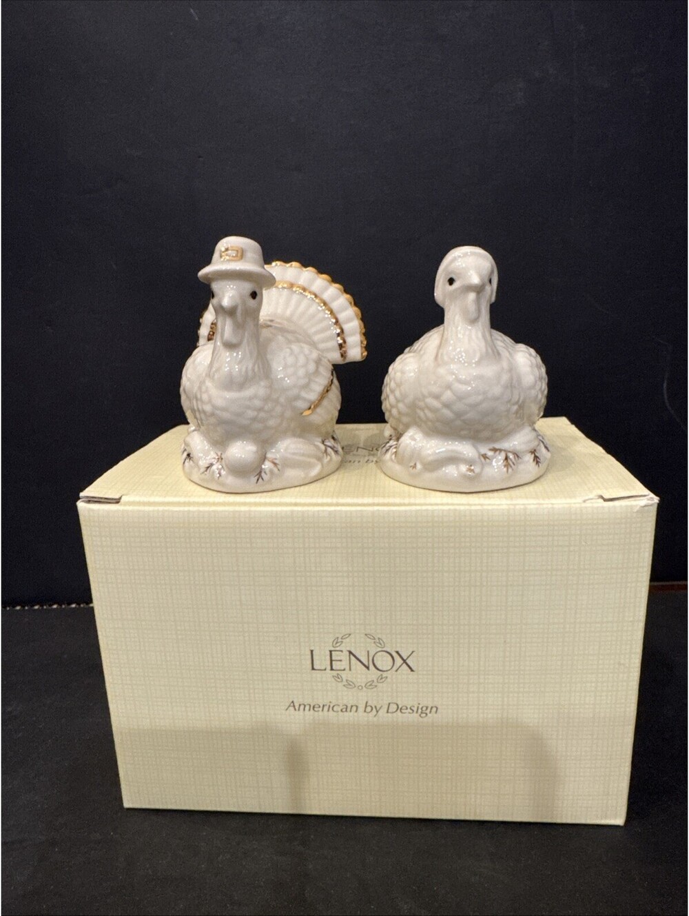 Lenox Mr And Ms Turkey Salt And Pepper Shakers